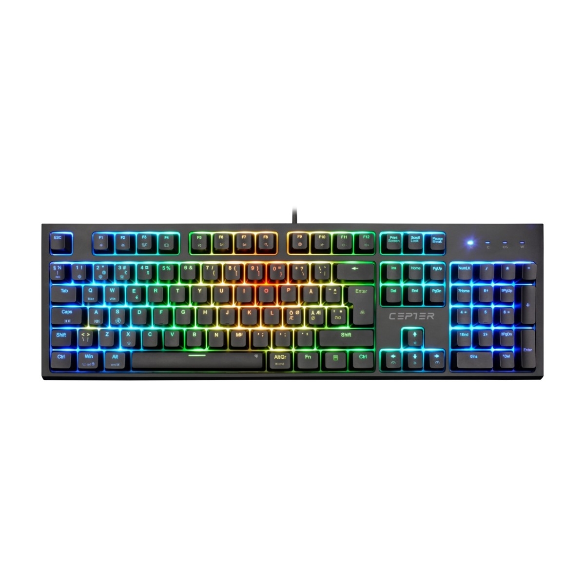 Cepter Zeta Full Size mekanisk gaming tastatur billede 1