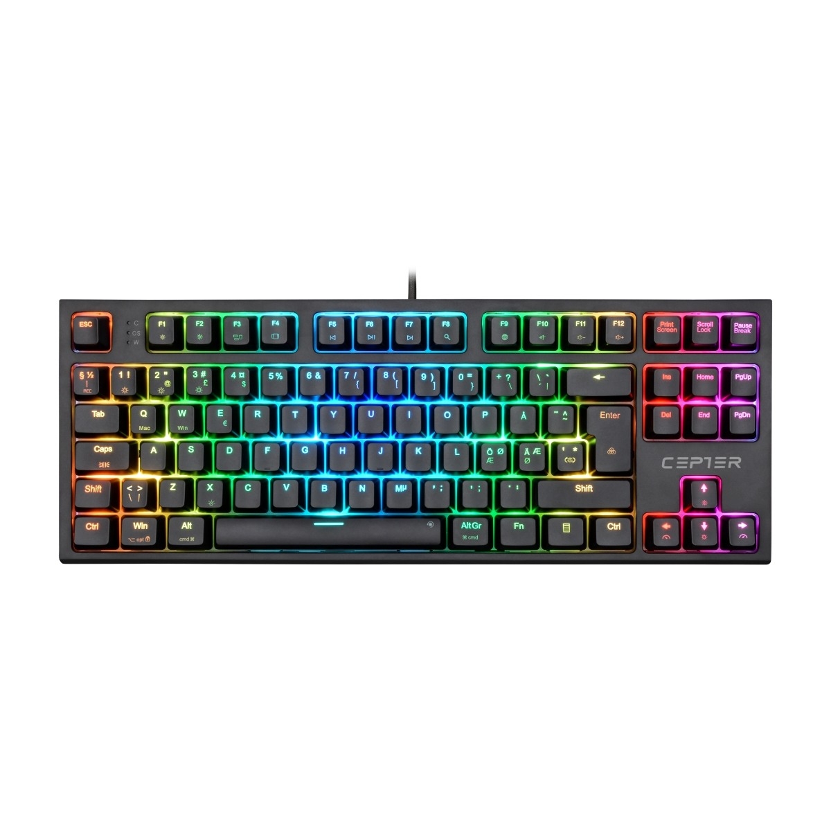 Cepter Zeta TKL mekanisk gaming tastatur billede 1
