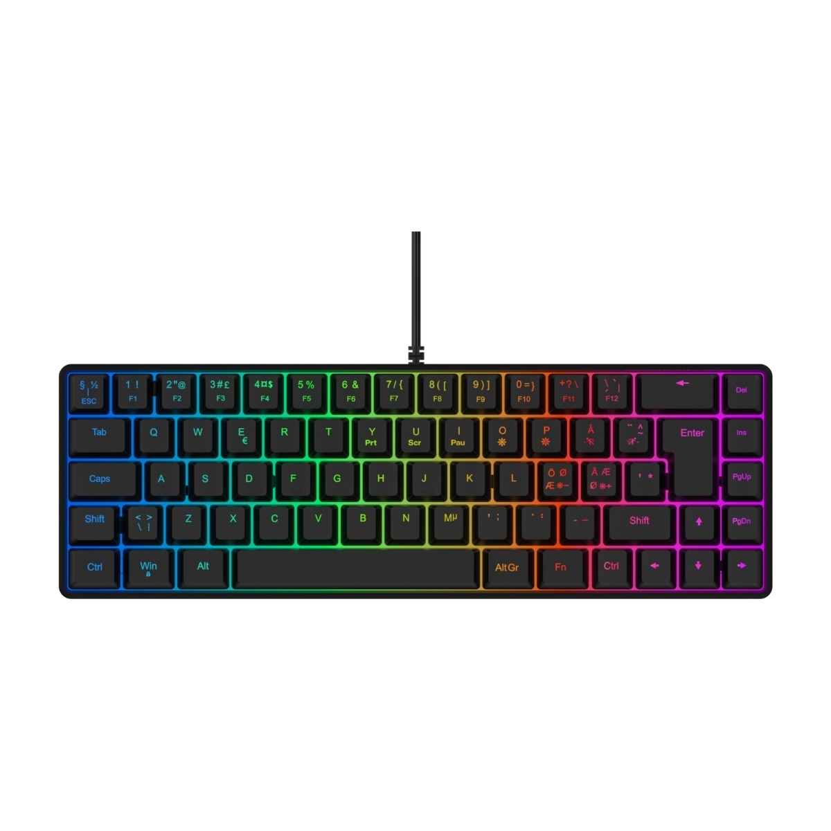Dacota Gaming Triton Mini gaming tastatur billede 1