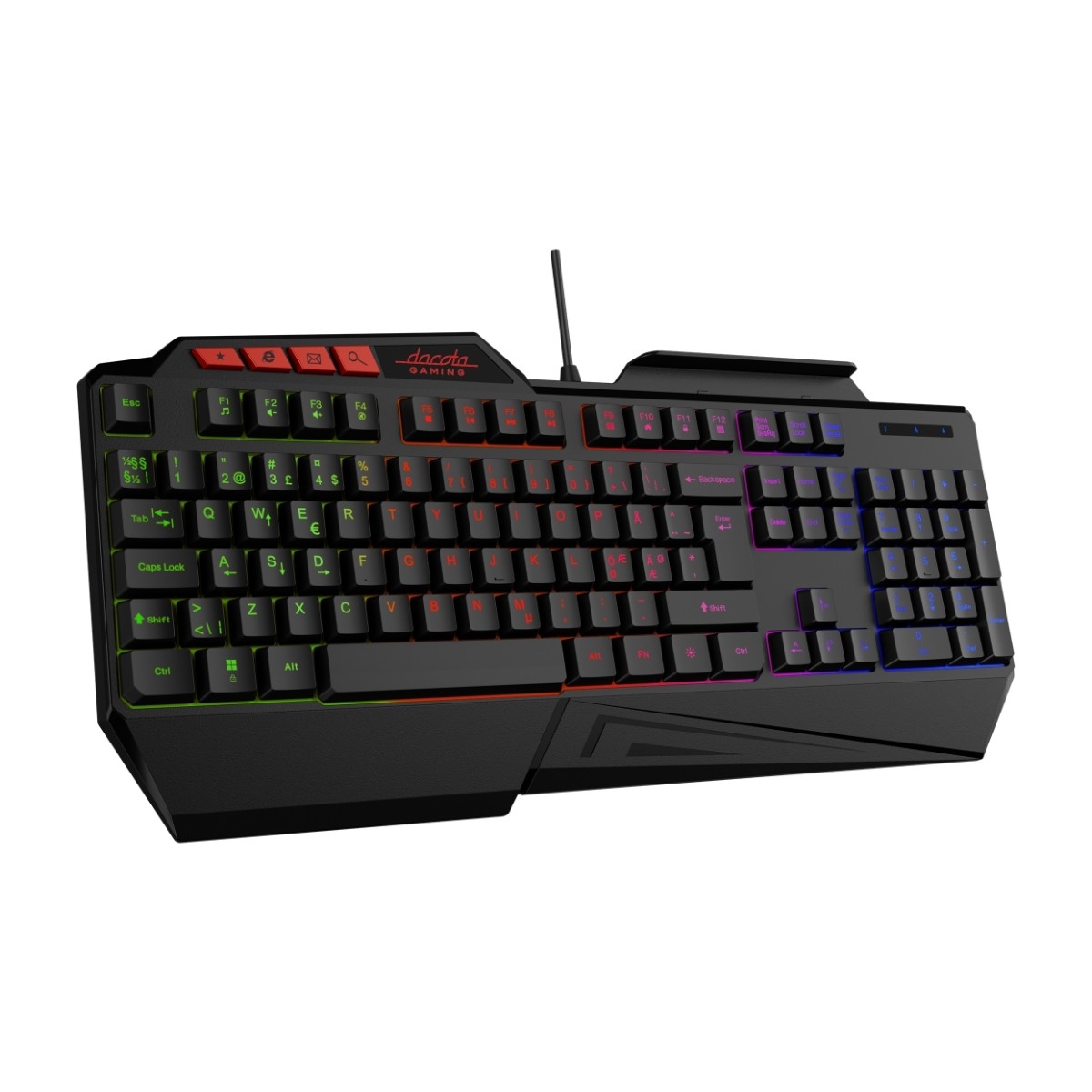 Dacota Gaming Calypso gaming tastatur billede 3