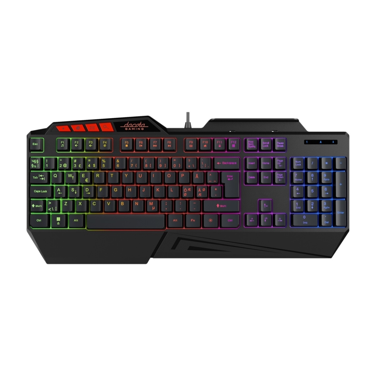 Dacota Gaming Calypso gaming tastatur billede 1