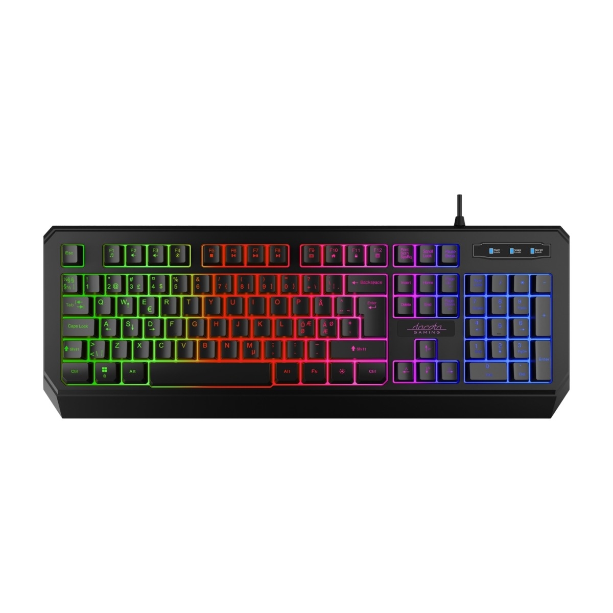 Dacota Gaming Orpheus gaming tastatur billede 1