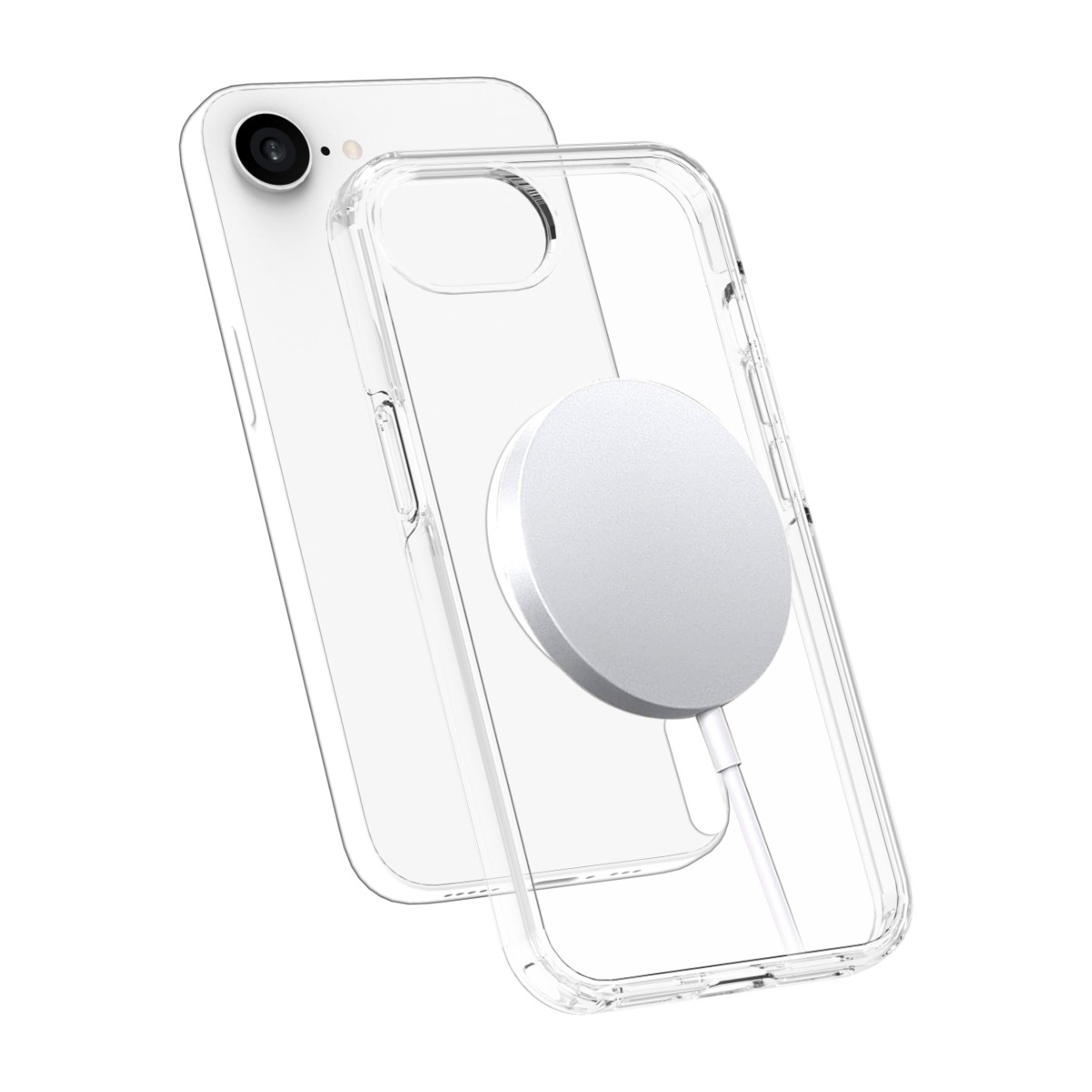Ferrelli iPhone 17e/16e magnetisk cover, gennemsigtigt billede 3