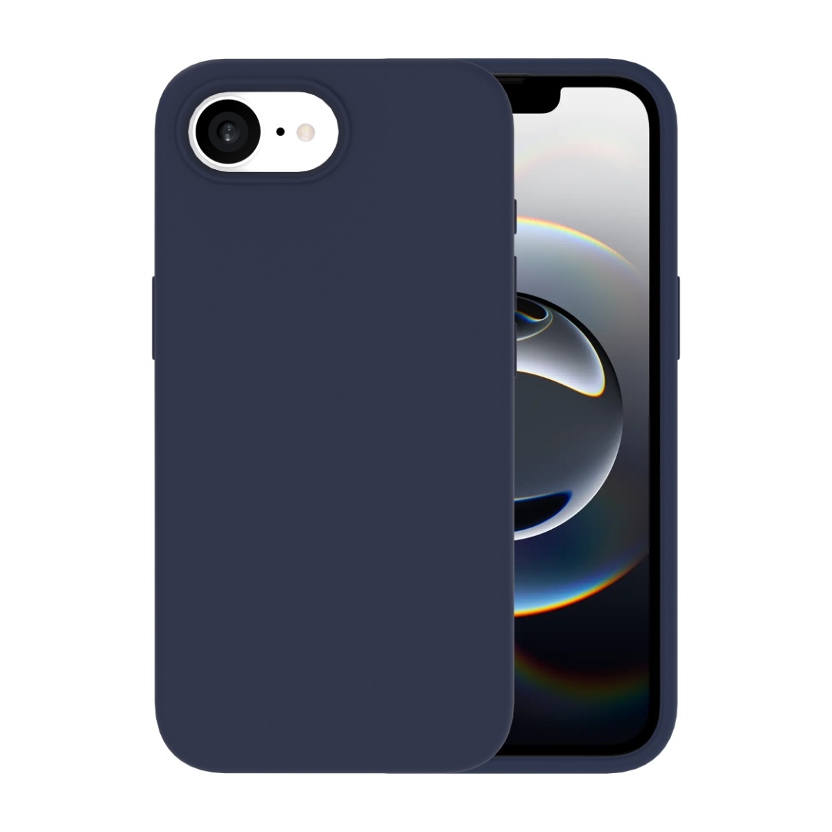 Ferrelli iPhone 17e/16e magnetisk Liquid Silicone-cover, blå billede 2