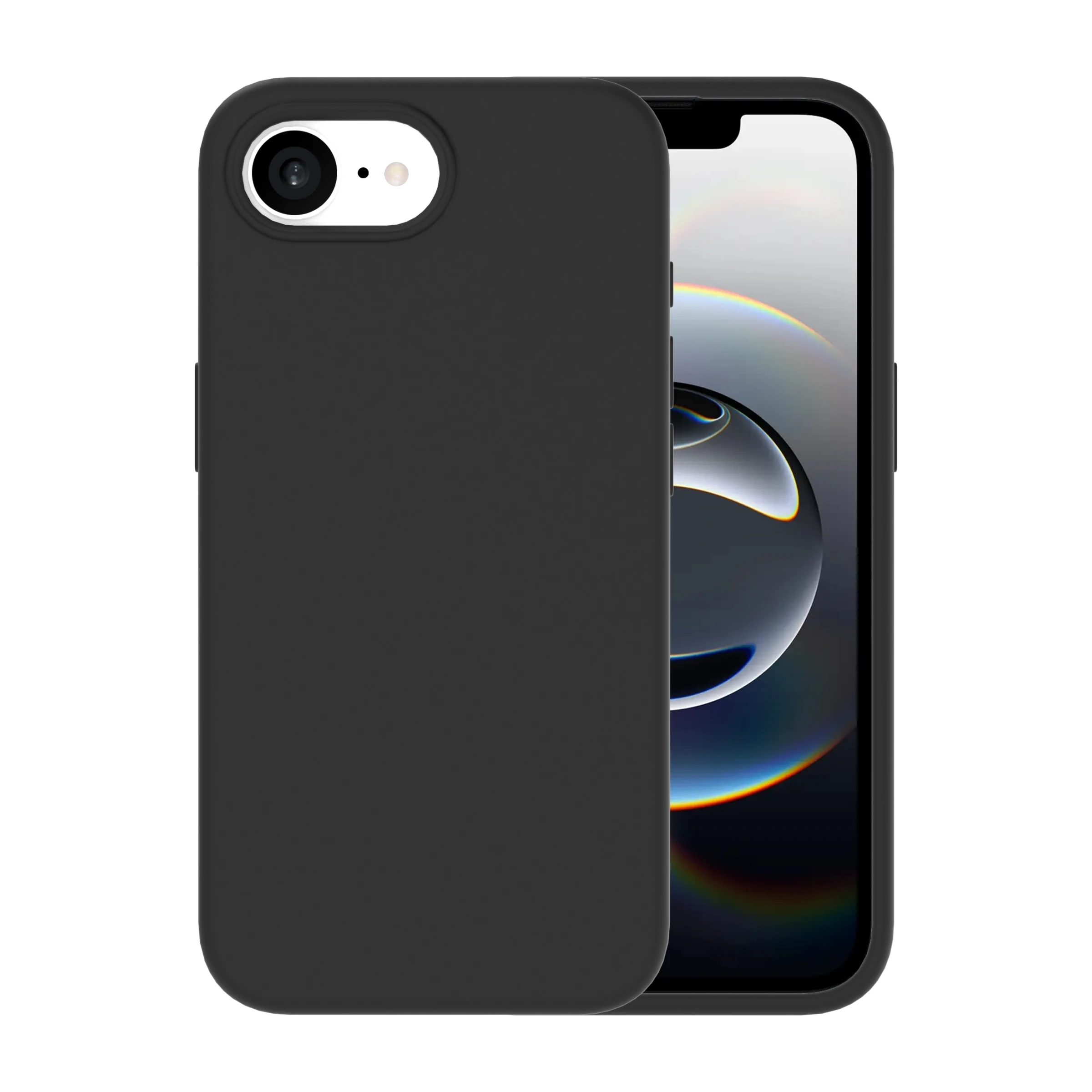 Ferrelli iPhone 17e/16e magnetisk Liquid Silicone-cover, sort billede 3