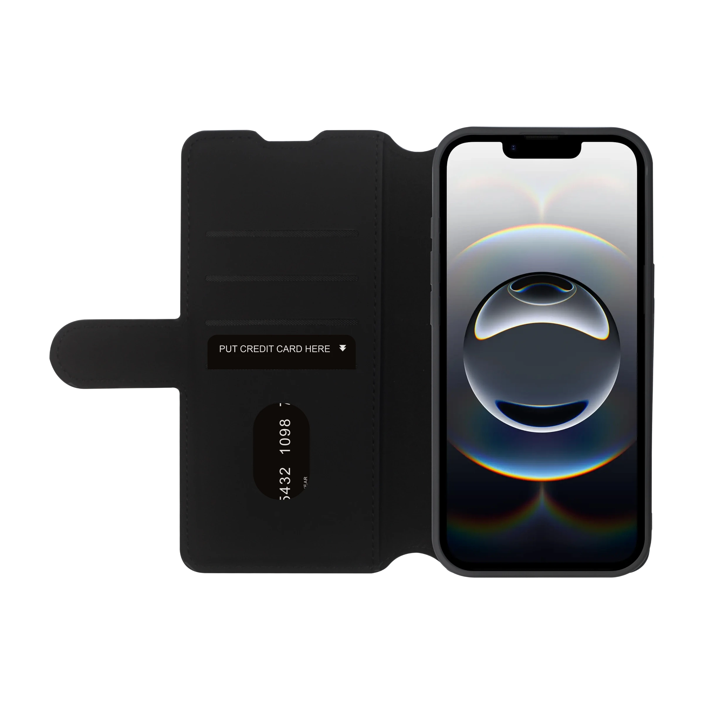 Ferrelli iPhone 17e/16e Duo Flip cover MagSafe, sort billede 4