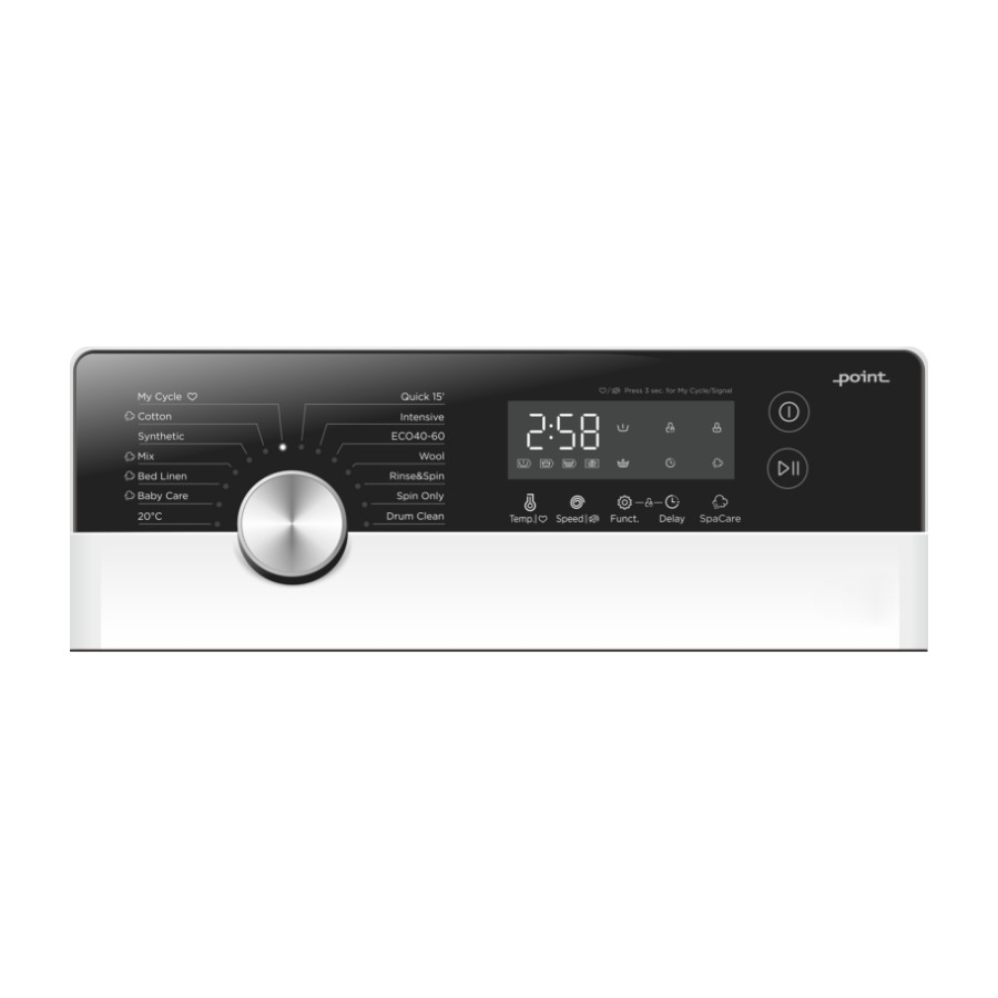 Point 5-Series POTL5A813 vaskemaskine - 7073655031166 billede 9