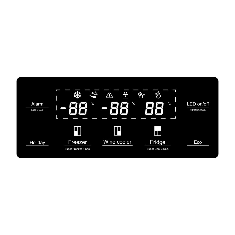 Point 7-Series POSBSW7595EBN kølefryseskab billede 9