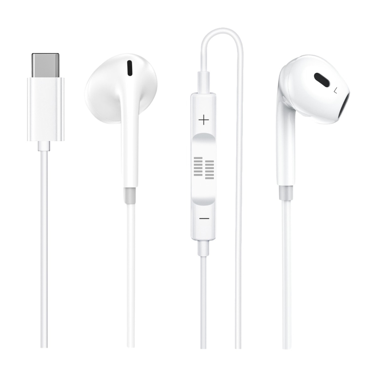 Feel Line 150 USB-C hovedtelefoner med ledning, hvid billede 1
