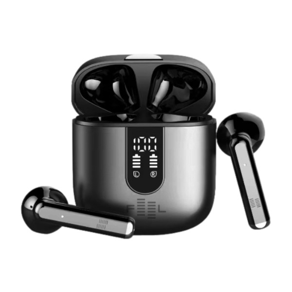 FEEL Air 400 True Wireless hovedtelefoner, sort billede 2