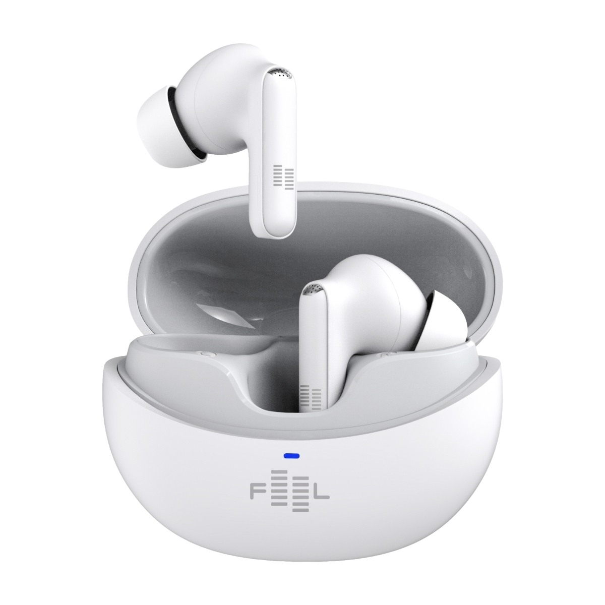 FEEL Buds 300 True Wireless hovedtelefoner, hvid