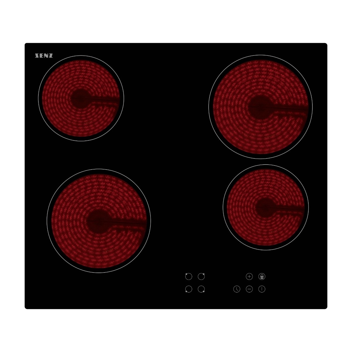 Senz SEIH1060C4N4 keramisk kogeplade - 7073655032651 billede 1