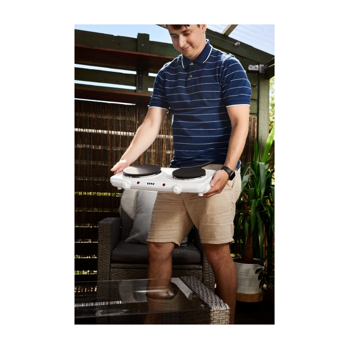 Senz SE202D dobbelt kogeplade - 7073655034402 billede 5