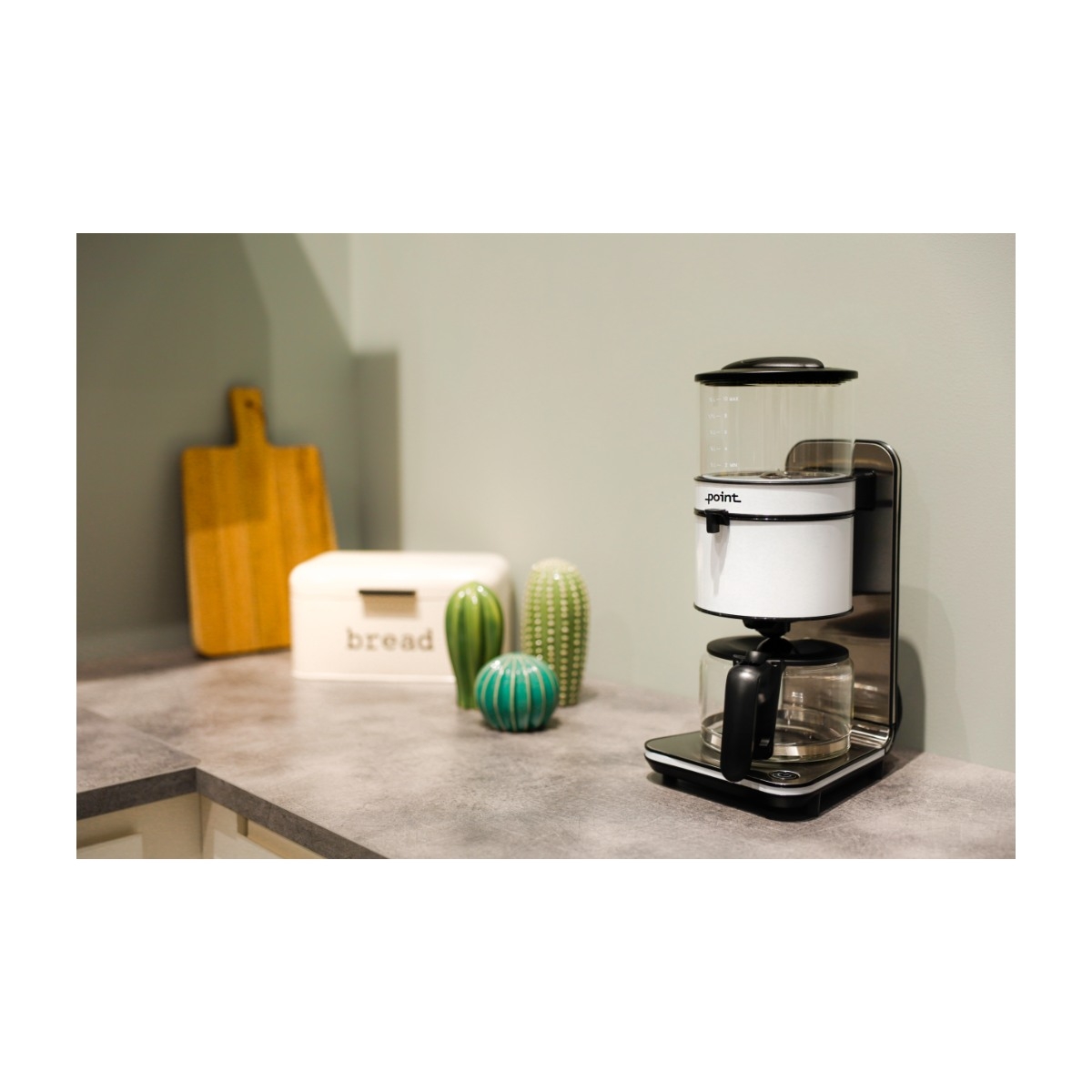 Point POCM501WH kaffemaskine, hvid