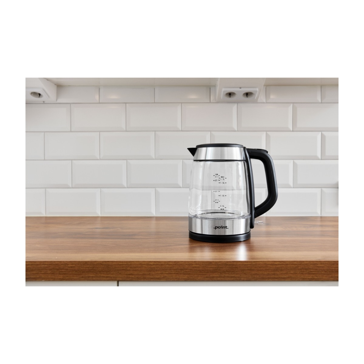 Point POKE17G0GLASS 1,7 L elkedel billede 5