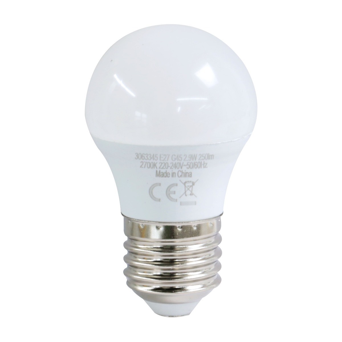 Eletra LED-pære E27 G45 2.9W 2-pak billede 2