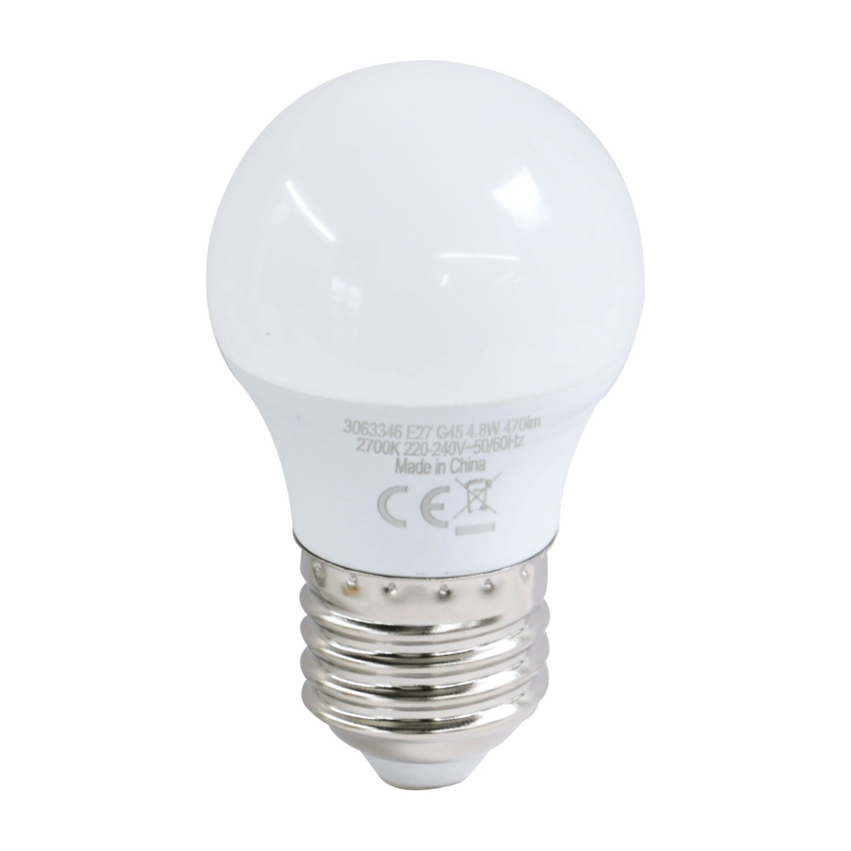 Eletra LED-pære E27 G45 4.8W 2-pak billede 2