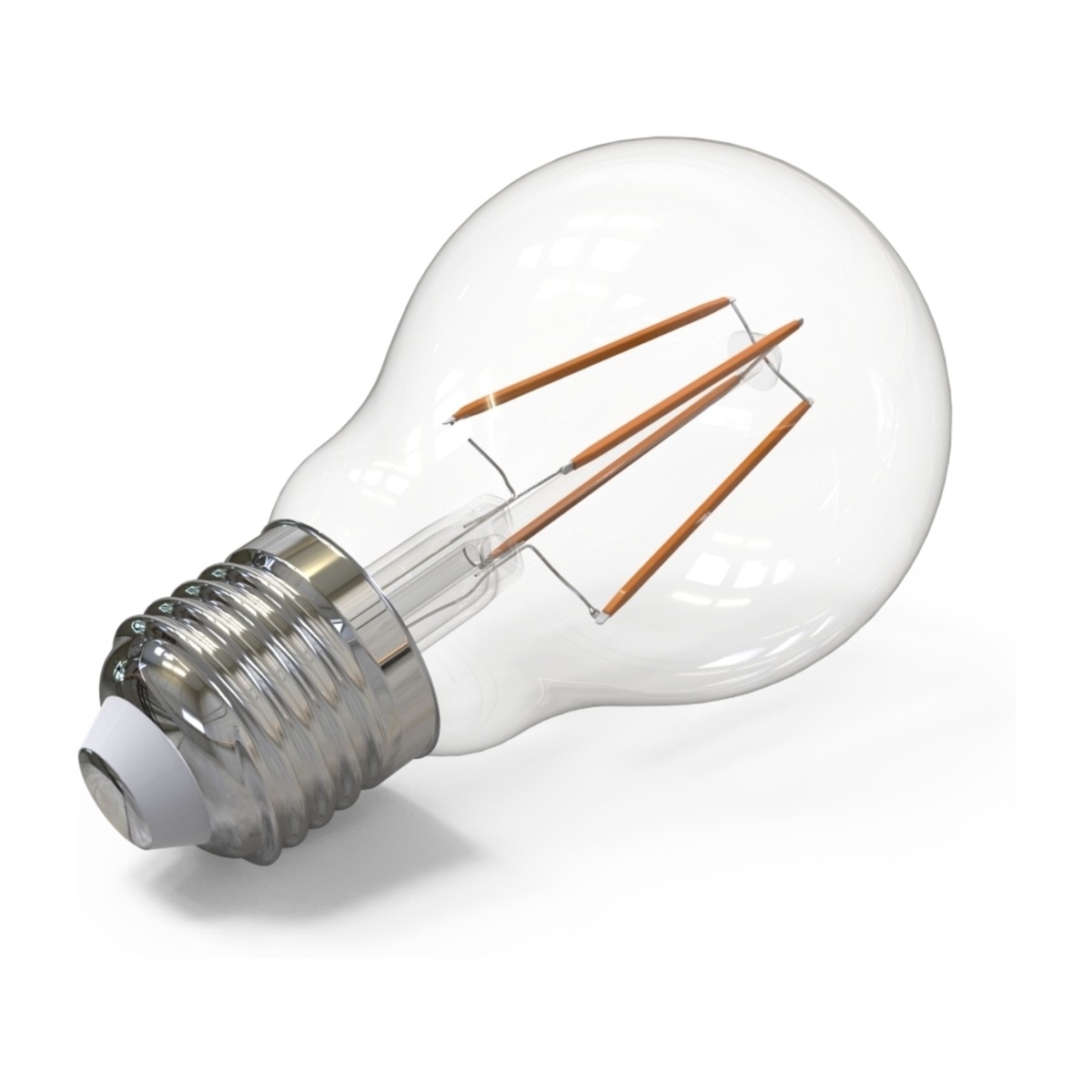Kulz KLE27A300C E27 3W 300LM LED-pære, klart glas billede 2