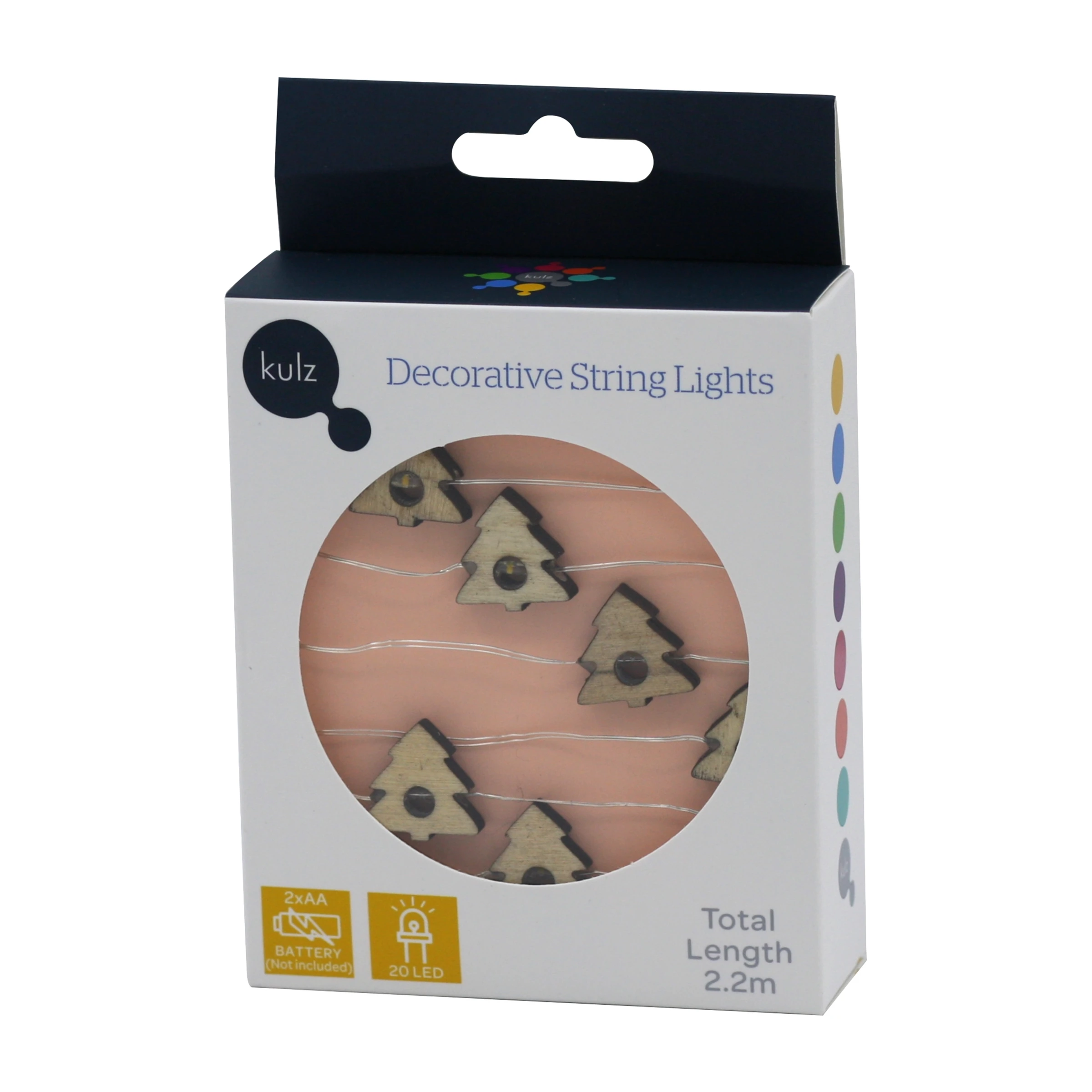 Kulz Deko-lyskæde 20 LED, batteridrevet billede 1