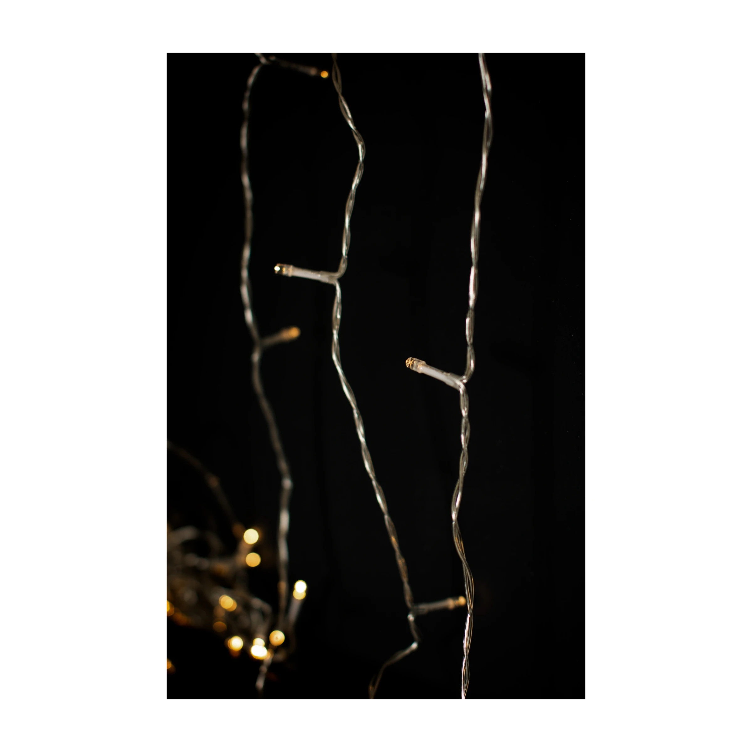 Kulz KULEDST80WWT2 lyskæde 80 LED transparent LEDning, Varm hvid billede 4