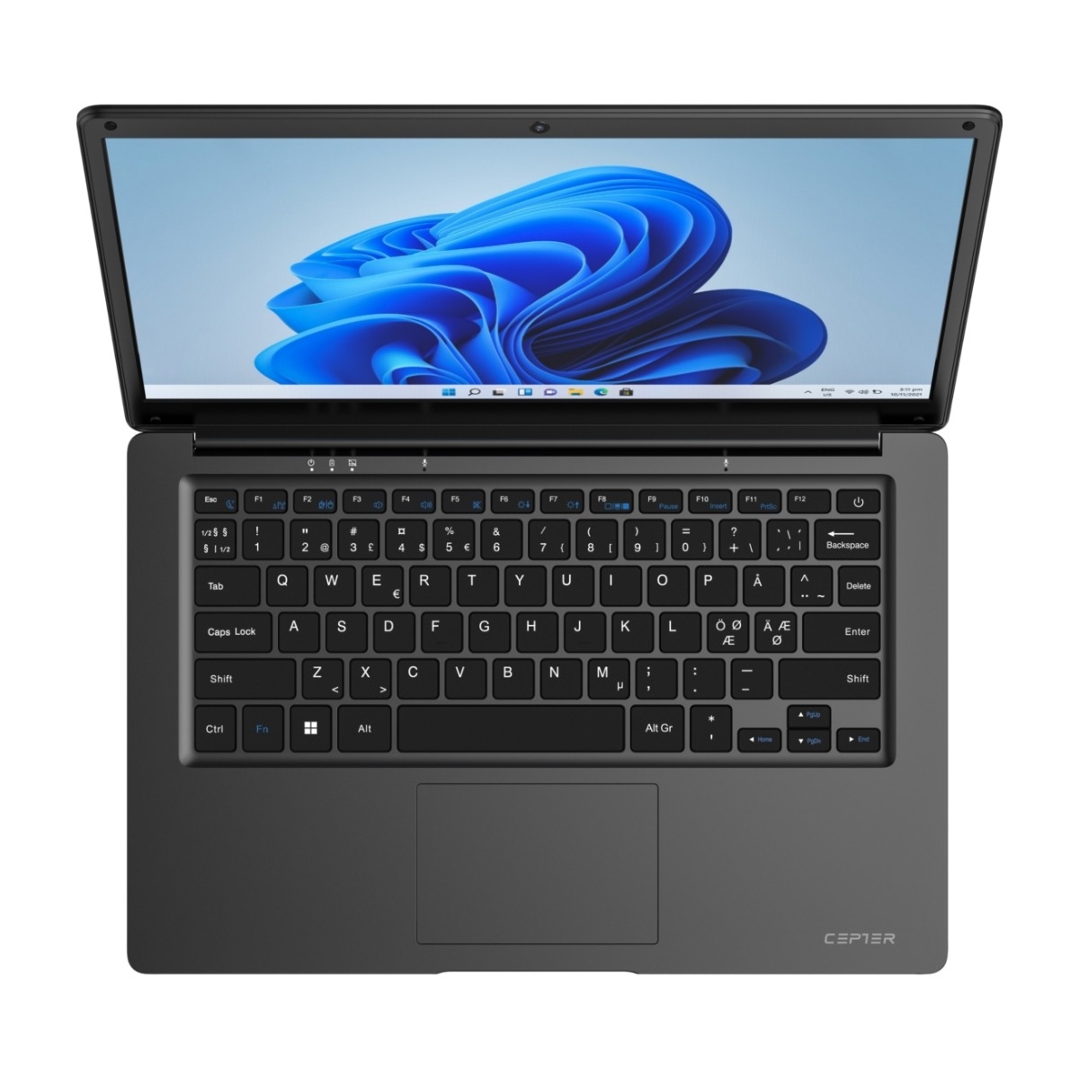 Cepter Pixel 14" bærbar PC, sort billede 2
