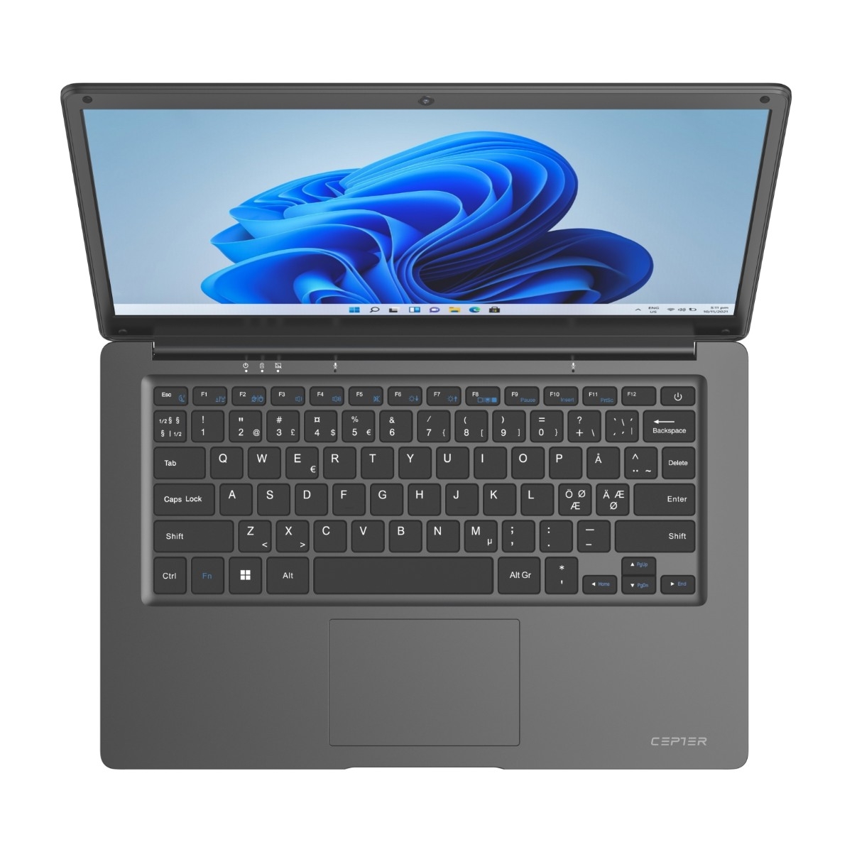 Cepter Pixel 14" bærbar PC, Gun Metal billede 3