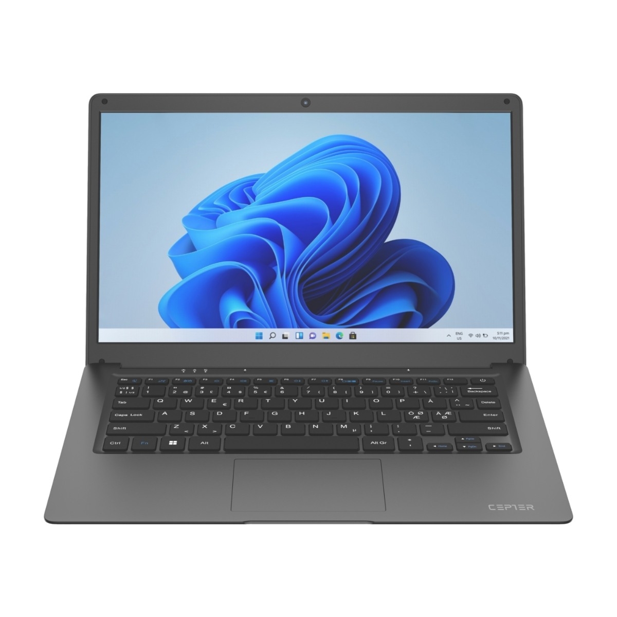 Cepter Pixel 14" bærbar PC, Gun Metal billede 1