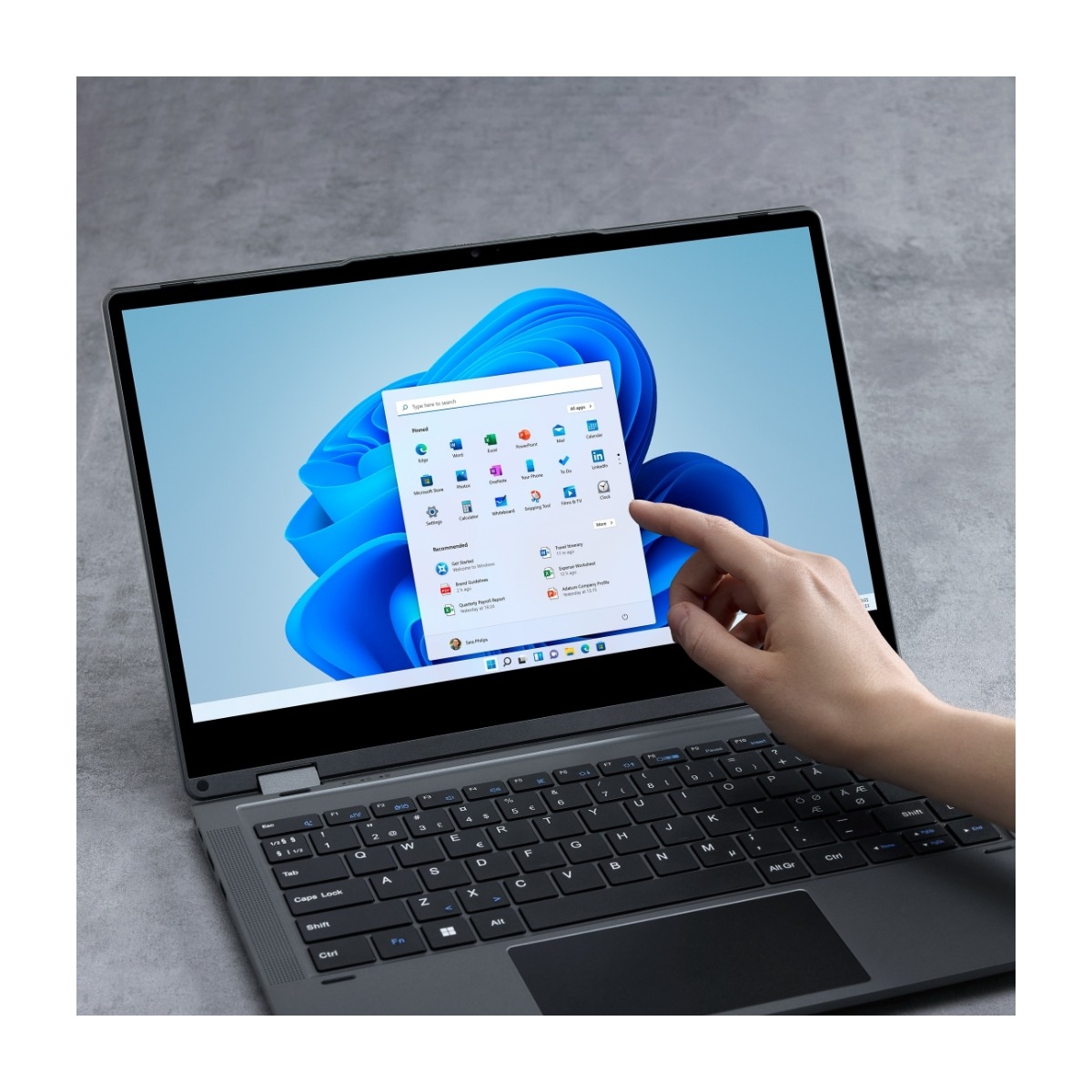 Cepter Twist (i3) 14" bærbar PC billede 3