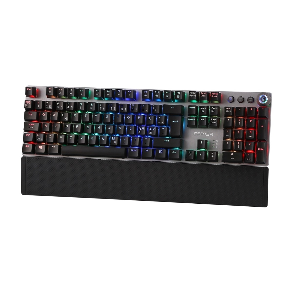 Cepter Legacy gaming-tastatur, blå kontakter billede 3
