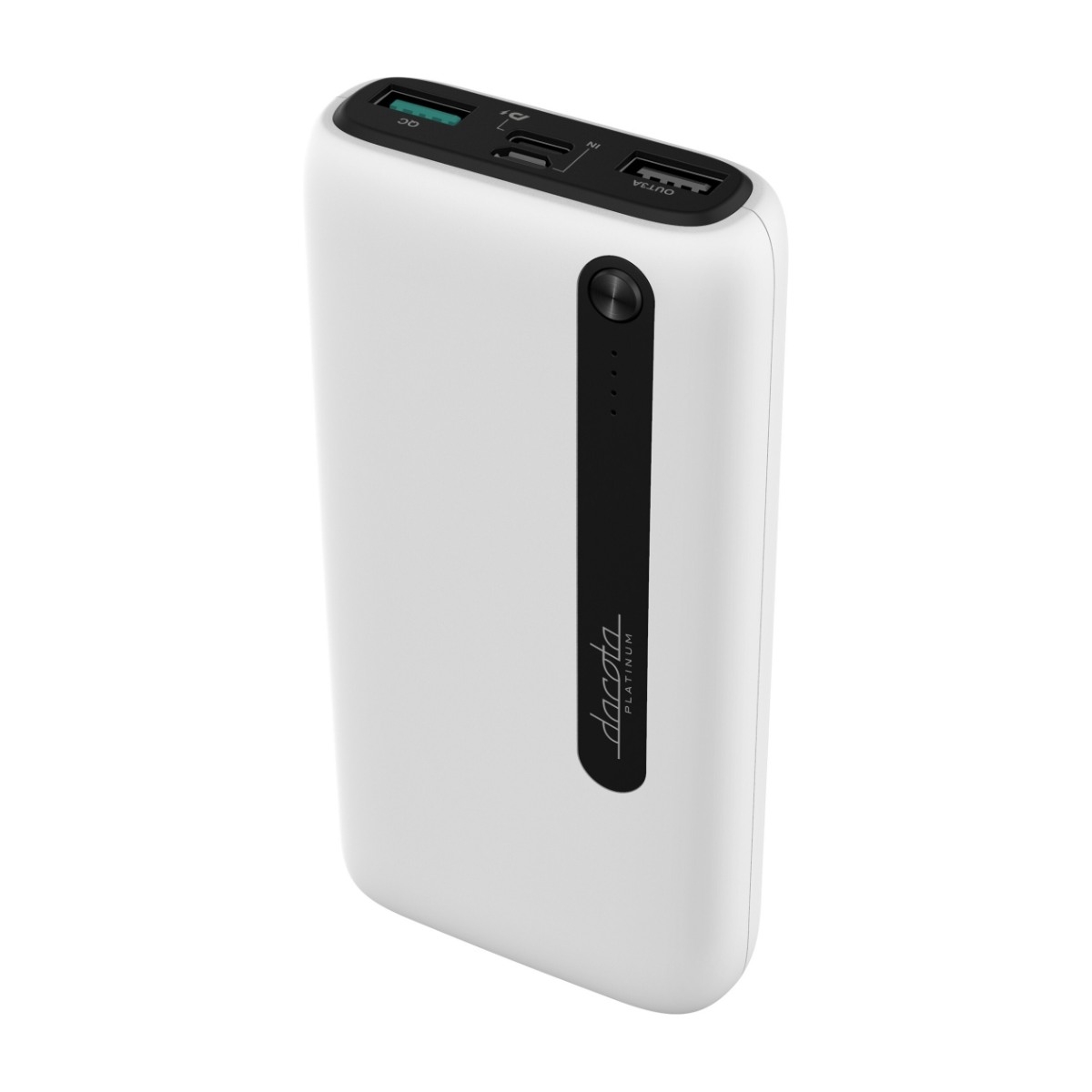 Dacota Platinum A20, powerbank 20 000 mAh, hvid billede 4