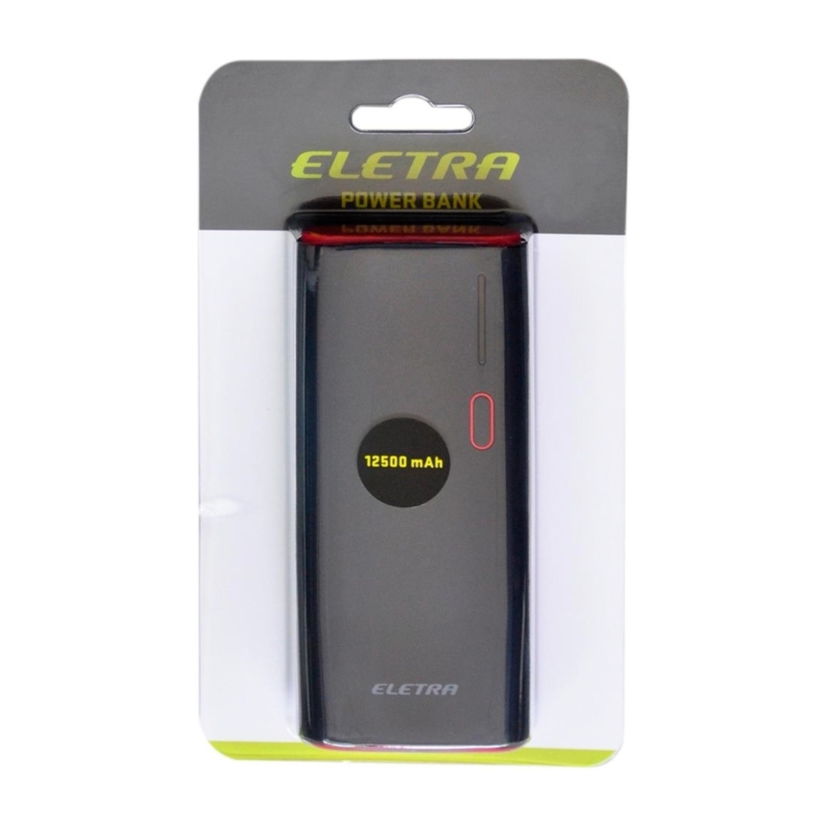 Eletra powerbank 12500 mAh bk/rd billede 3