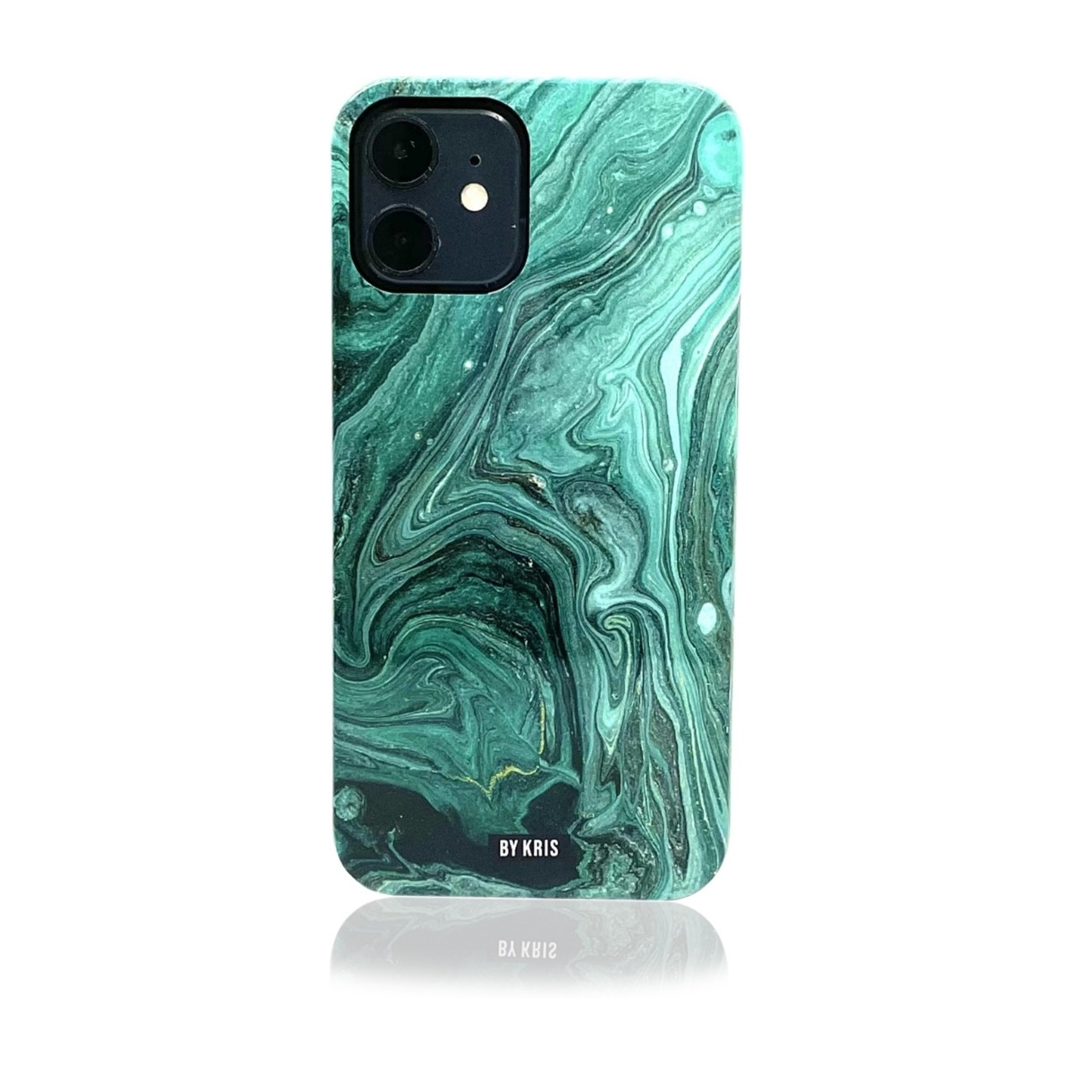 By Kris MagSafe iPhone 12/12 Pro Cover, Mystic green billede 2