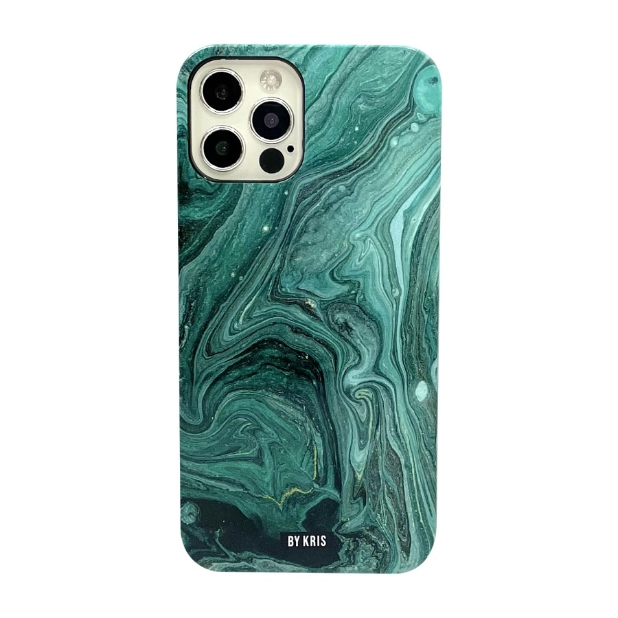 By Kris MagSafe iPhone 12/12 Pro Cover, Mystic green billede 1