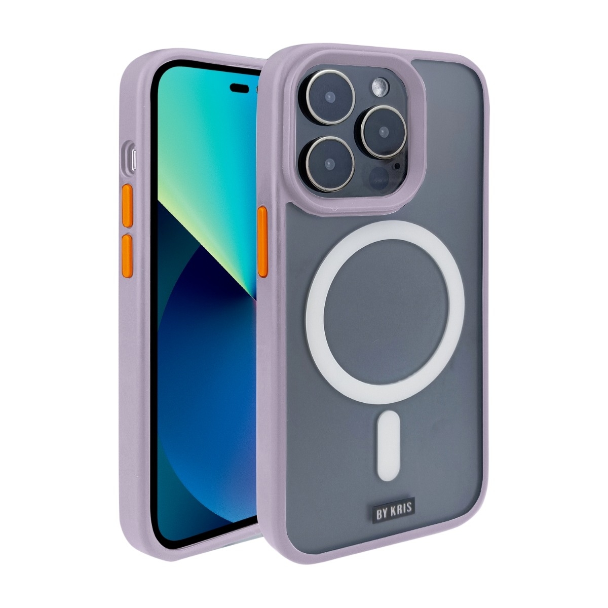 By Kris iPhone 14 Pro Drop Cover MagSafe, lys lilla billede 1