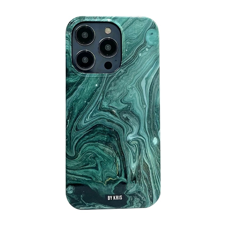By Kris iPhone 14 Pro Cover MagSafe, Mystic green billede 1