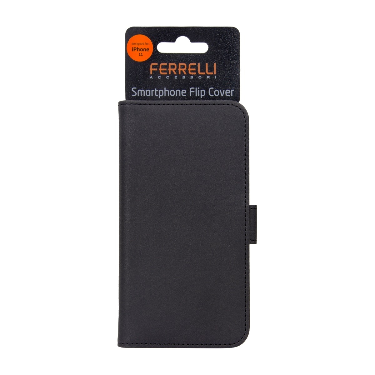 Ferrelli Flipcover iPhone 11/XR Cover, sort billede 4