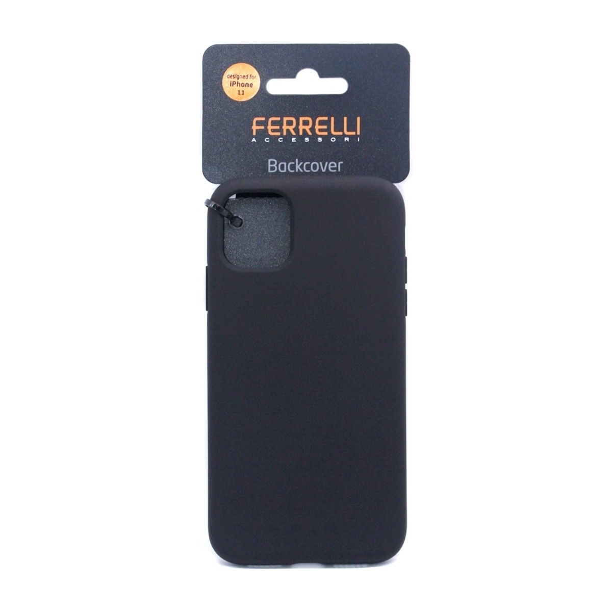 Ferrelli iPhone 11/XR silikone-etui, sort billede 4