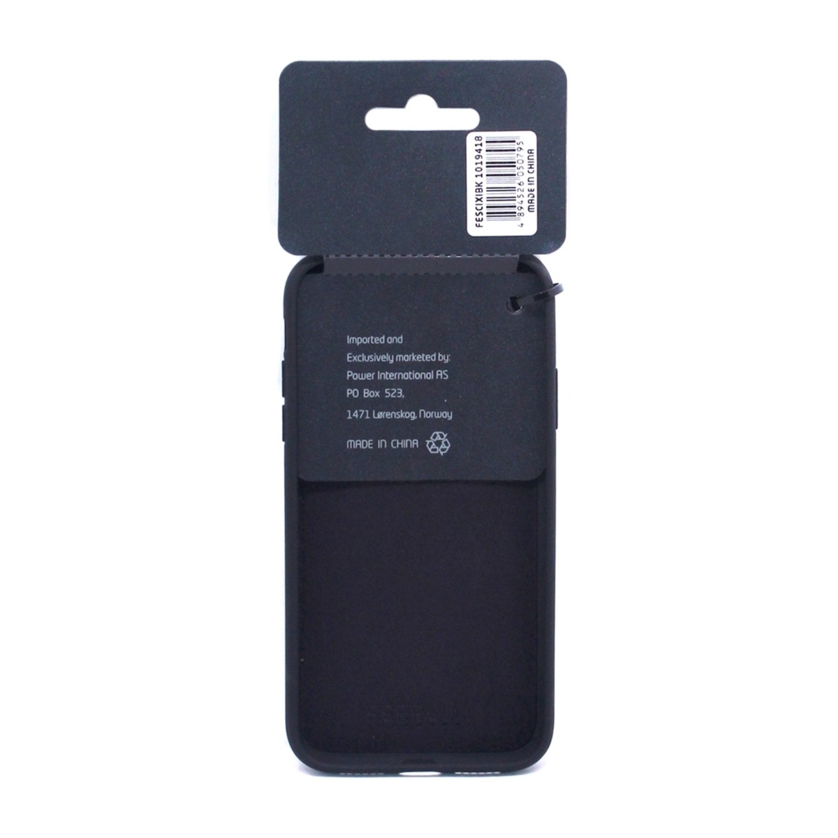 Ferrelli iPhone 11/XR silikone-etui, sort billede 3