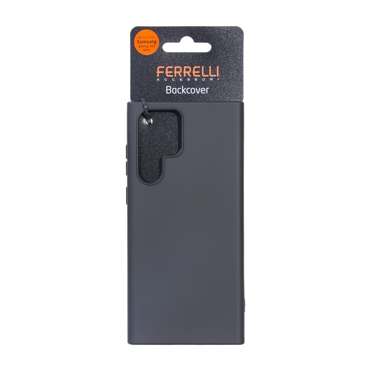 Ferrelli Silicone etui Samsung Galaxy S22 Ultra, sort billede 3