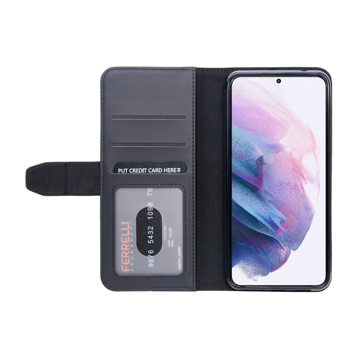 Ferrelli Duo Flip Cover Samsung Galaxy A33, sort billede 3