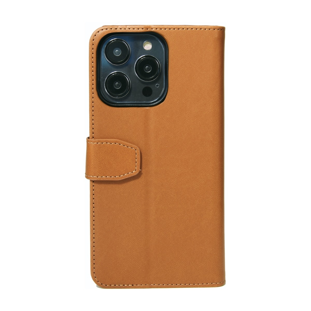 Ferrelli Duo Flip Cover iPhone 14 Pro Max, brun billede 2