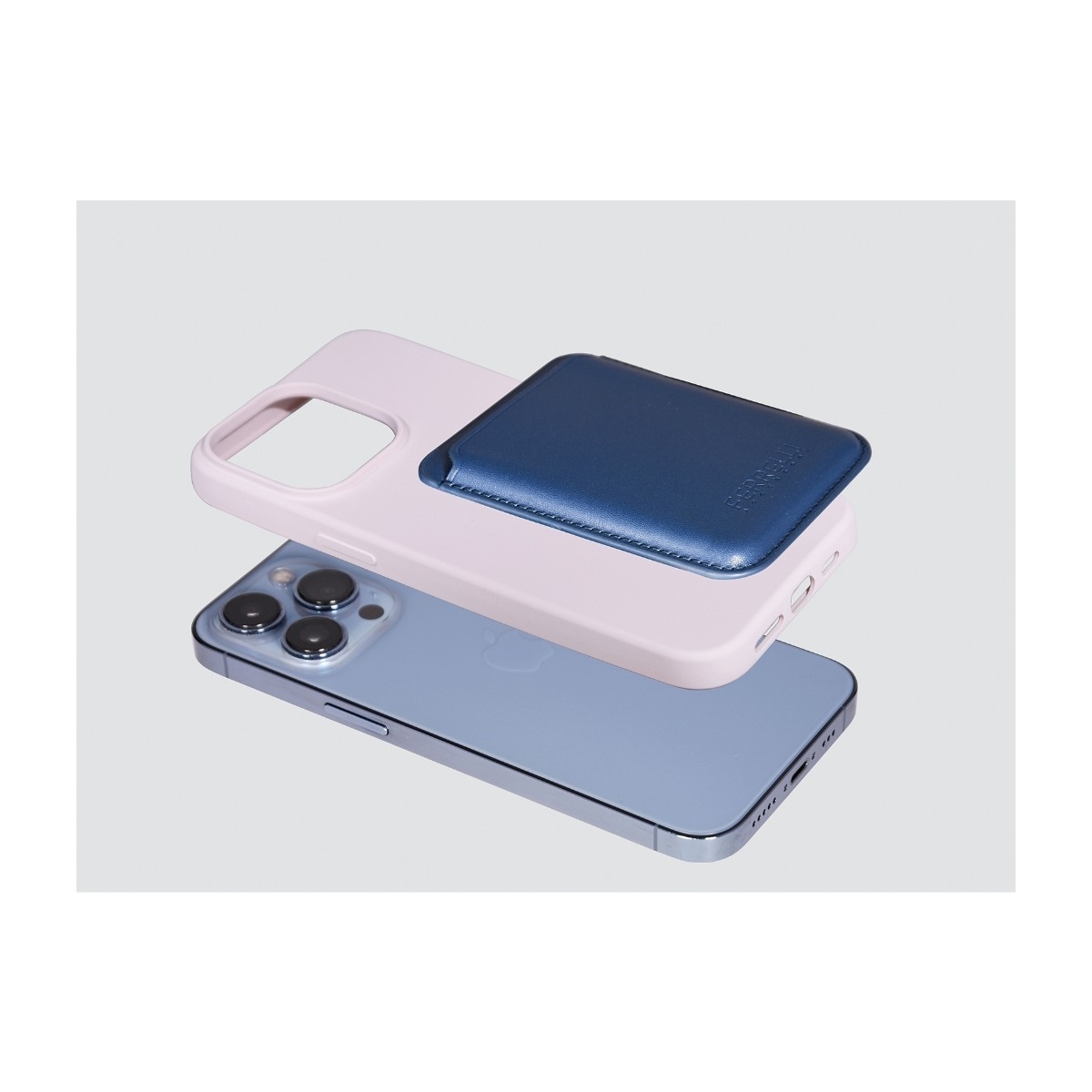 Ferrelli magnetisk silikone-etui iPhone 14 Pro Max, lyserød billede 3