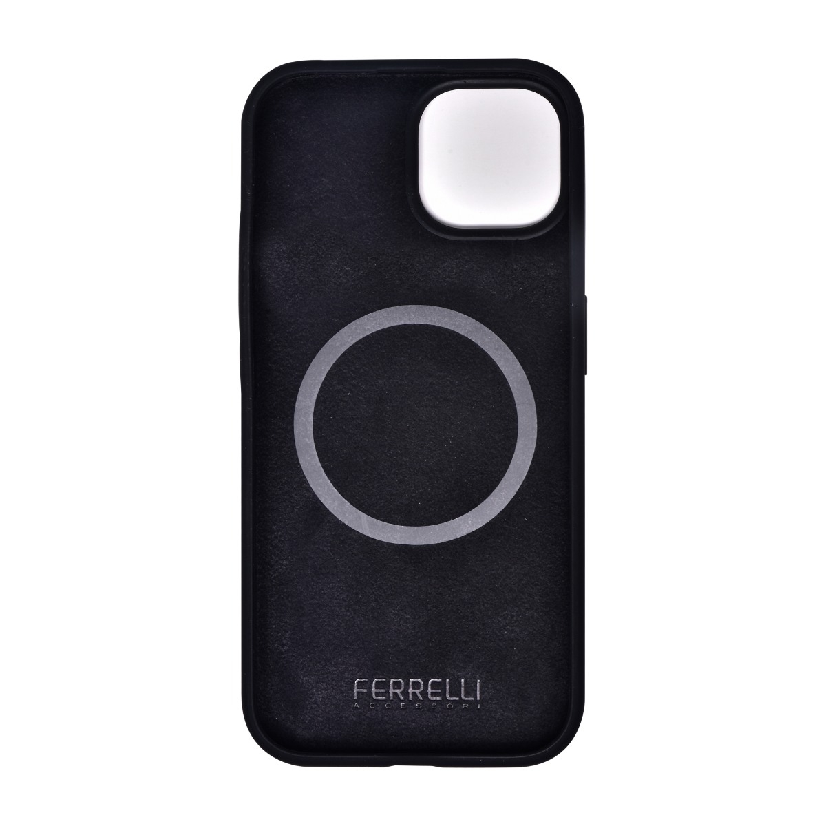 Ferrelli iPhone 15 Plus magnetisk Liquid silikone-cover, sort billede 2