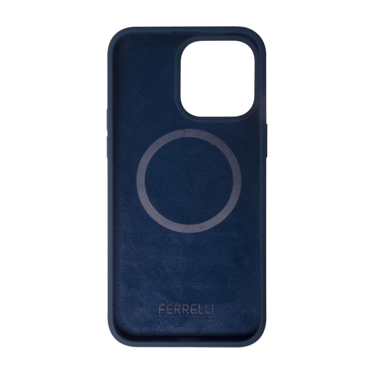 Ferrelli iPhone 15 Pro magnetisk Liquid silikone-cover, blå billede 2