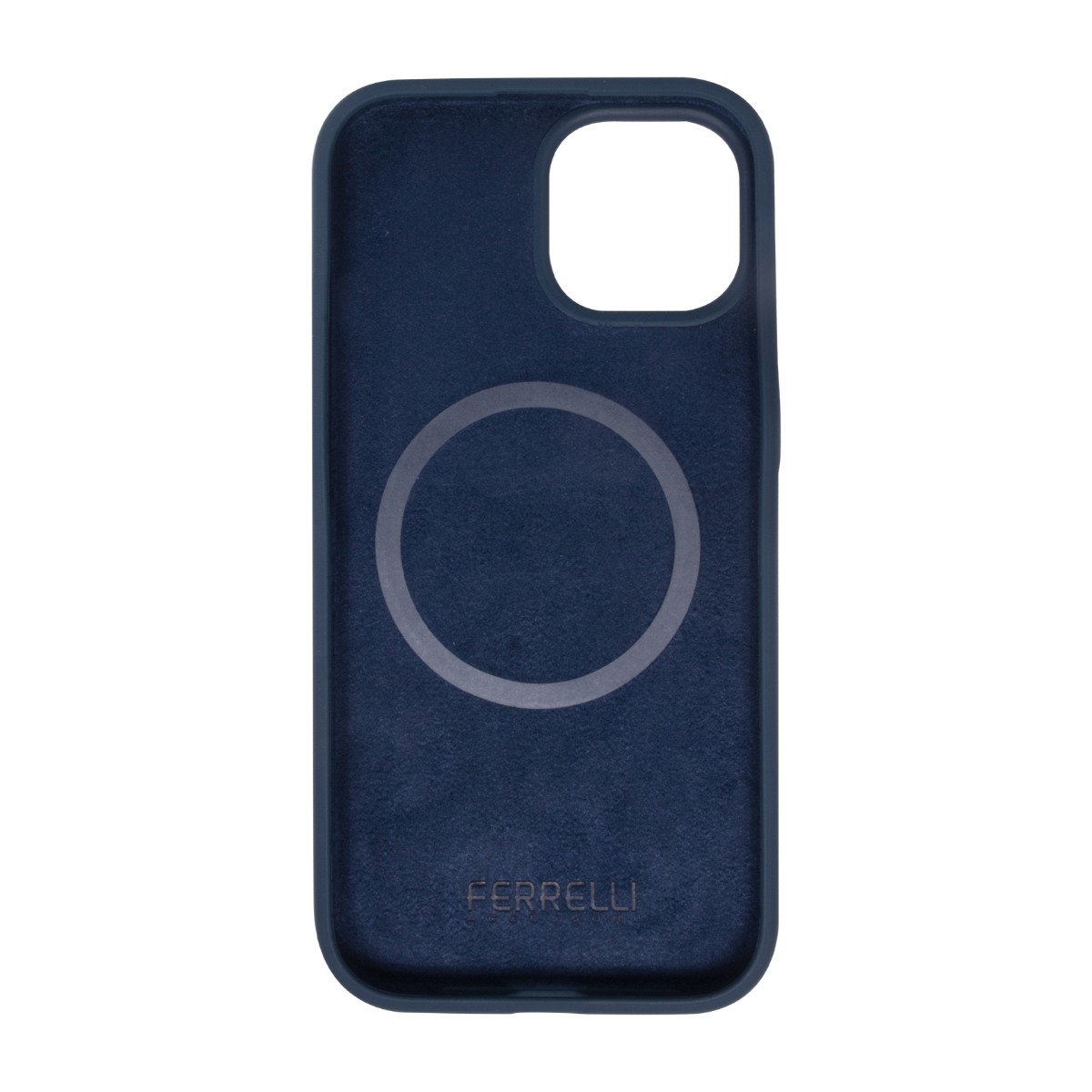 Ferrelli iPhone 15 Plus magnetisk Liquid silikone-cover, blå billede 3