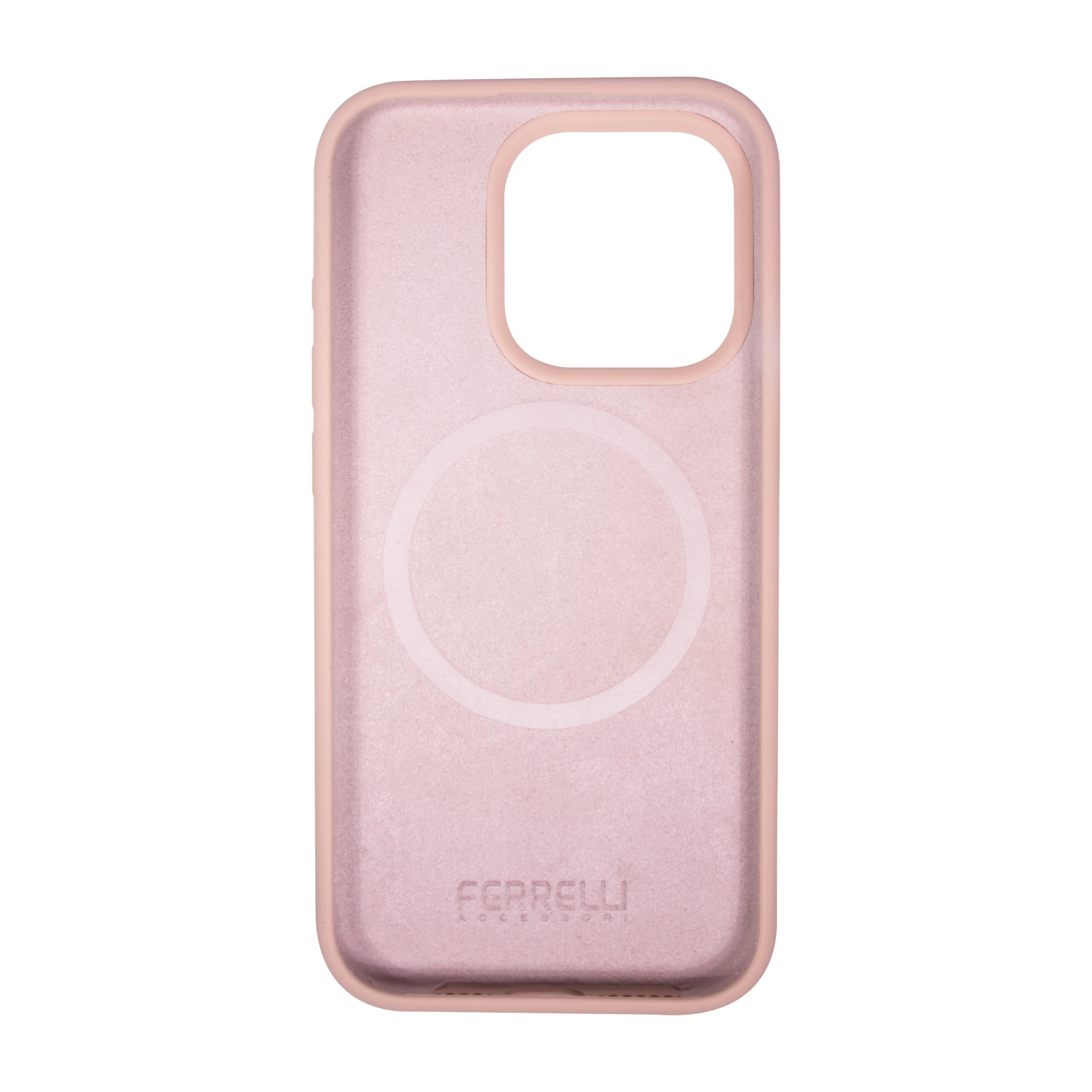 Ferrelli iPhone 15 Pro magnetisk Liquid silikone-cover, lyserød billede 3