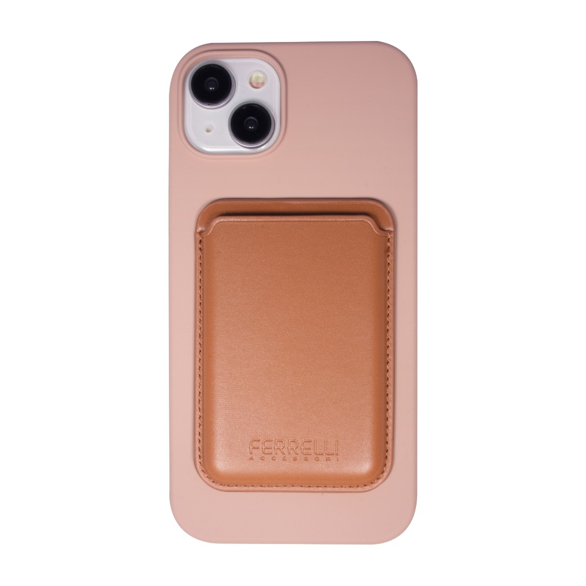 Ferrelli iPhone 15 Plus magnetisk Liquid silikone-cover, lyserød billede 4