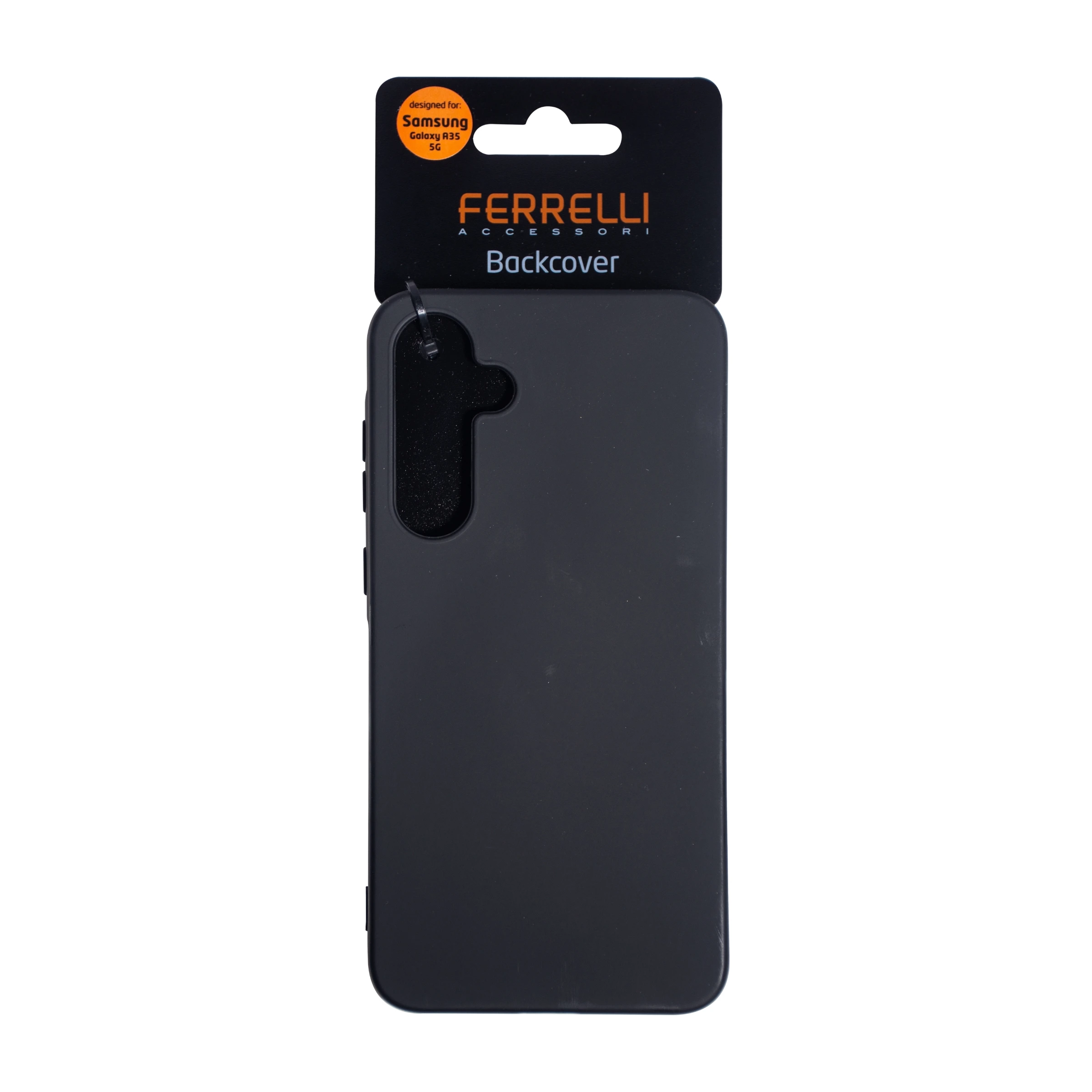 Ferrelli Samsung Galaxy A35 silikone-etui, sort billede 4