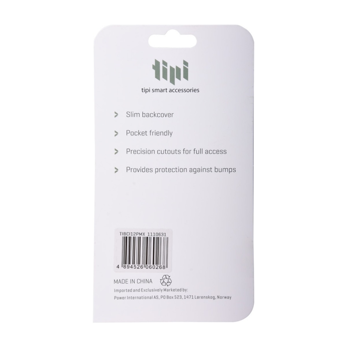 Tipi Backcover 1.0 iPhone 12 Pro Max Cover, gennemsigtigt billede 3