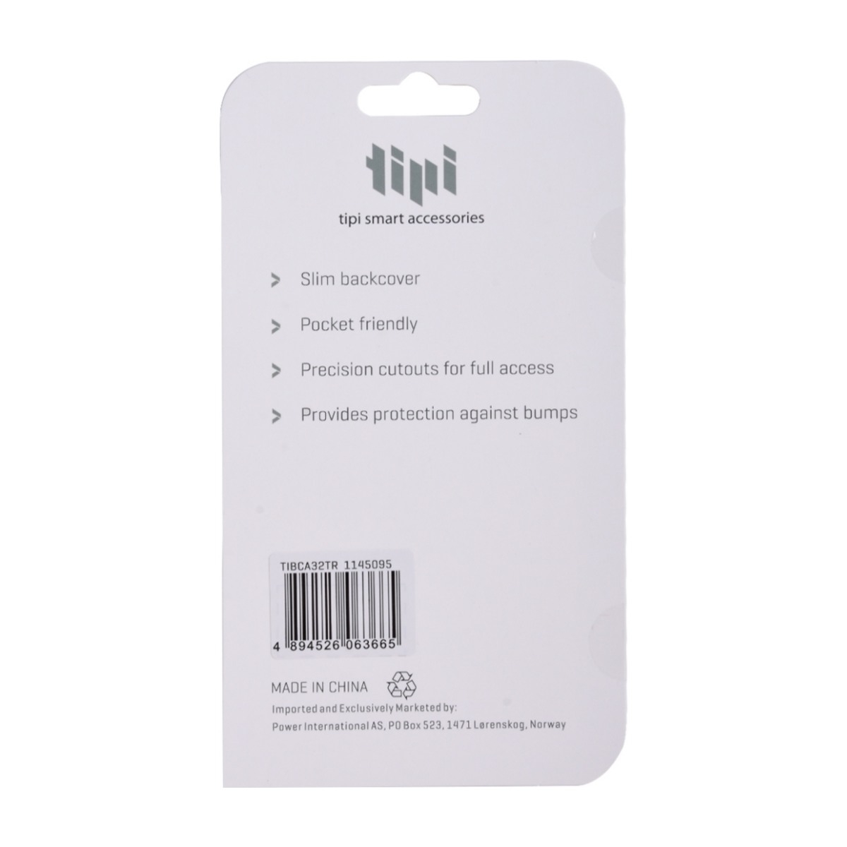 Tipi Backcover 1.0 Samsung Galaxy A32 5G Cover, gennemsigtigt billede 3